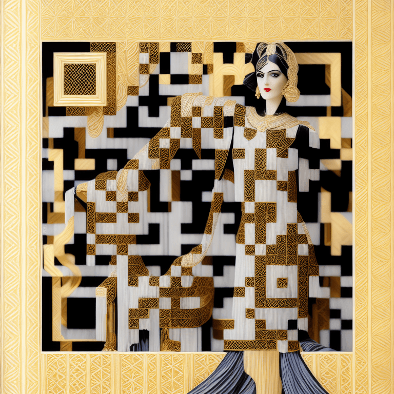 Haute Couture - Art Deco Gold · Black Obsidian Velvet. Luxury Fashion validation.